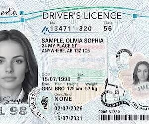 Canada driving license